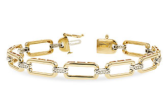 A282-78944: BRACELET .25 TW (7.5" - B198-24417 WITH LARGER LINKS)