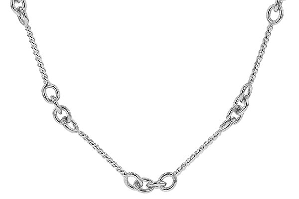 A282-78980: TWIST CHAIN (22IN, 0.8MM, 14KT, LOBSTER CLASP)