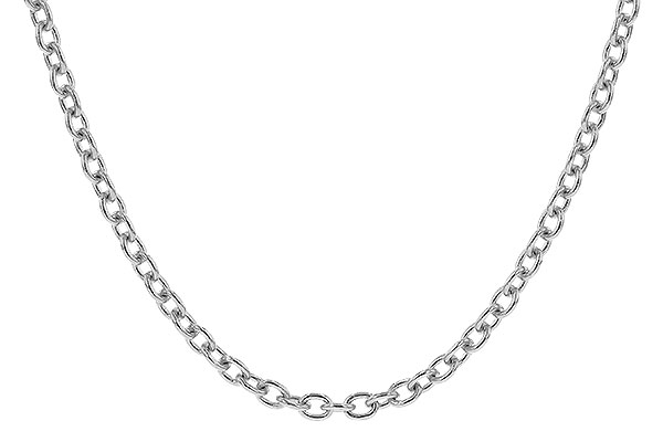 A282-79853: CABLE CHAIN (24IN, 1.3MM, 14KT, LOBSTER CLASP)