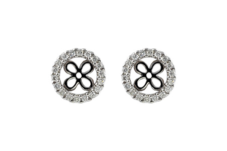 E196-40753: EARRING JACKETS .30 TW (FOR 1.50-2.00 CT TW STUDS)