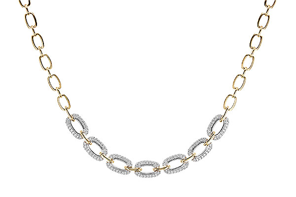 E282-74389: NECKLACE 1.95 TW (17 INCHES)