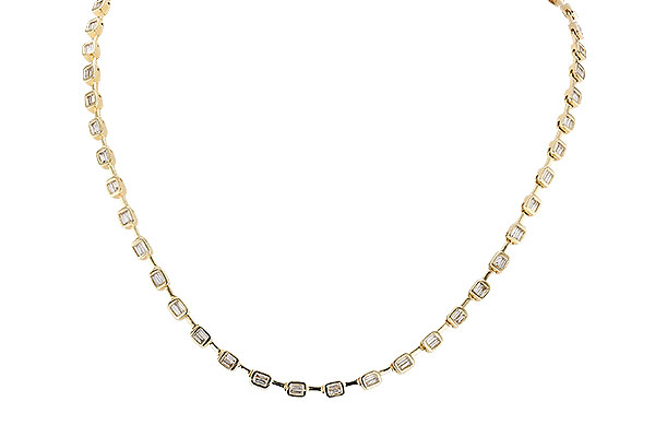 H282-78043: NECKLACE 2.05 TW BAGUETTES (17 INCHES)