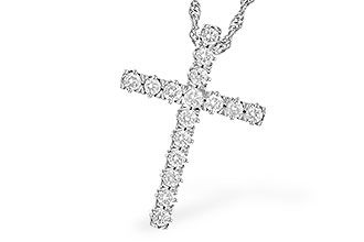 G282-73498: NECKLACE .50 TW