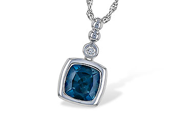L199-12561: NECK 1.50 LONDON BLUE TOPAZ 1.54 TGW