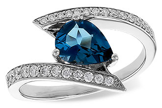 L283-65307: LDS RG 1.04 LONDON BLUE TOPAZ 1.28 TGW (8x6MM)
