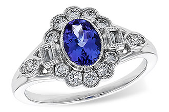 L283-65334: LDS RG .80 TANZANITE 1.20 TGW (7x5MM OV)