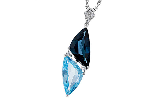 L283-66234: NECK 6.87 BLUE TOPAZ 6.97 TGW